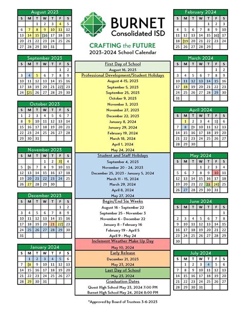 Burnet Cisd Calendar